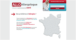 Desktop Screenshot of allo-allergologue.org