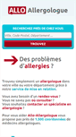 Mobile Screenshot of allo-allergologue.org